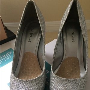 Silver heels